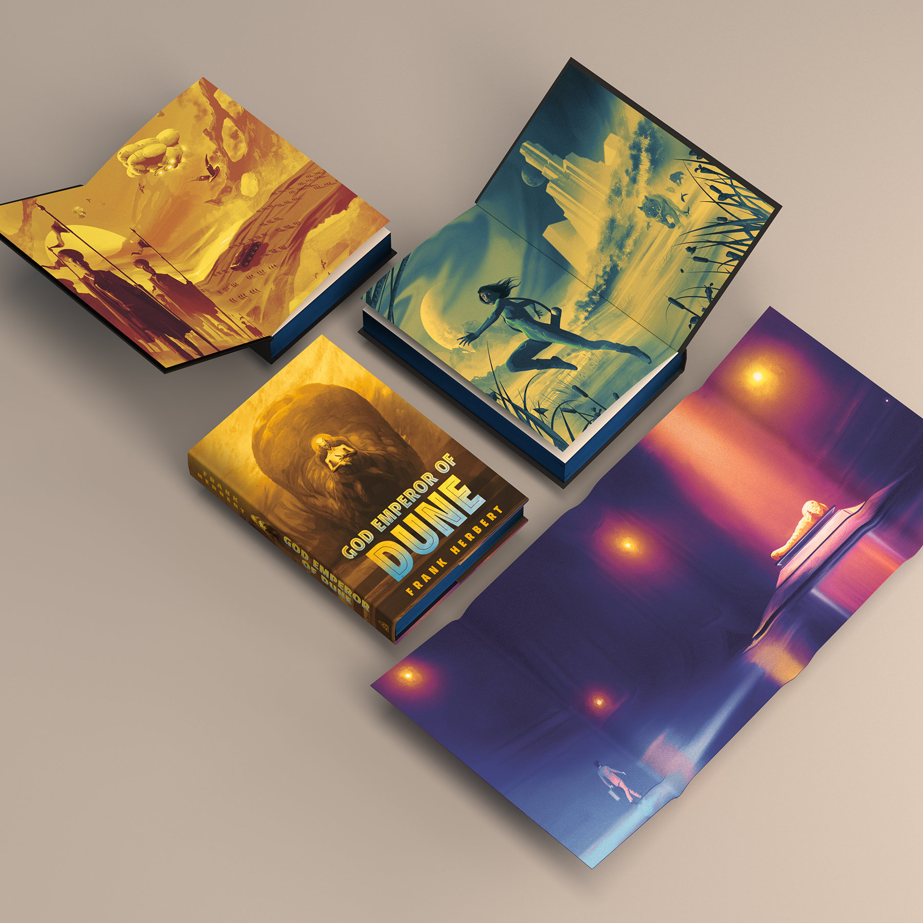 Frank Herbert's Dune Saga Books 4-6 Deluxe Hardcover Boxed Set